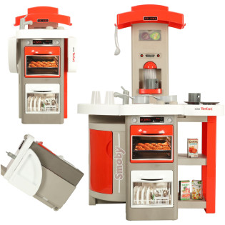 Dječja kuhinja Smoby Mini Tefal OpenCook – elektronička sklopiva kuhinja za djecu s pećnicom, aparatom za kavu i dodacima