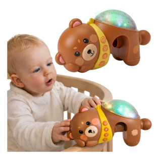 woopie-baby-projektor-medvjedić WOOPIE BABY projektor zvijezda i noćna lampica u obliku smeđeg medvjedića za dječji krevetić