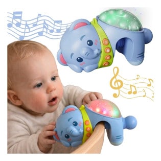 woopie-baby-projektor-medvjedić-plavi Dječji projektor zvijezda Slonić Woopie Baby s melodijama, bijelim šumom i noćnim svjetlom